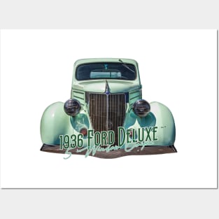 1936 Ford Deluxe 5 Window Coupe Posters and Art